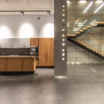 Palmeta vinílica Concret flex Dark parecido al concreto