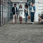 Alfombra Modular Colección Granite tuntex tráfico en oficinas