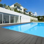 Deck WPC Standard Gris Ébano pool