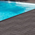 DECK WPC PALMETAS modulares Piscina exteriores, OMV