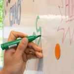 Magicwall muros borrables Detalle Plumón borrable, OMV