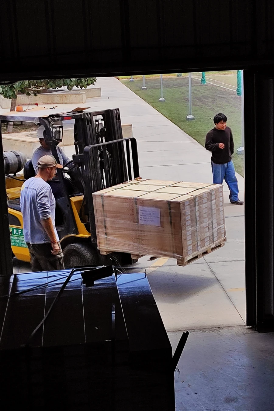 Trabajo en equipo, bodega