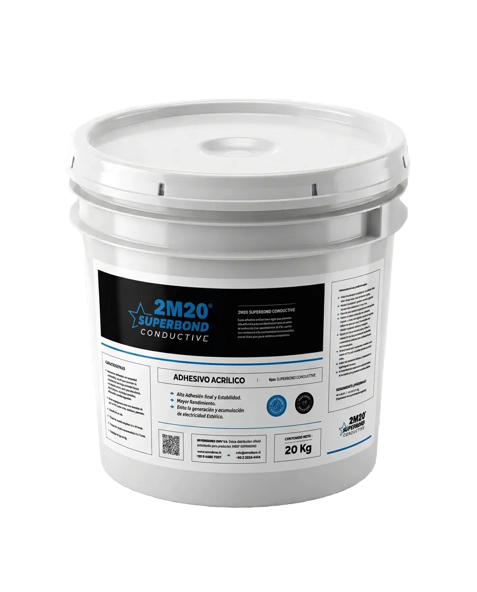 Balde Adhesivo SuperBond Conductive 20Kg